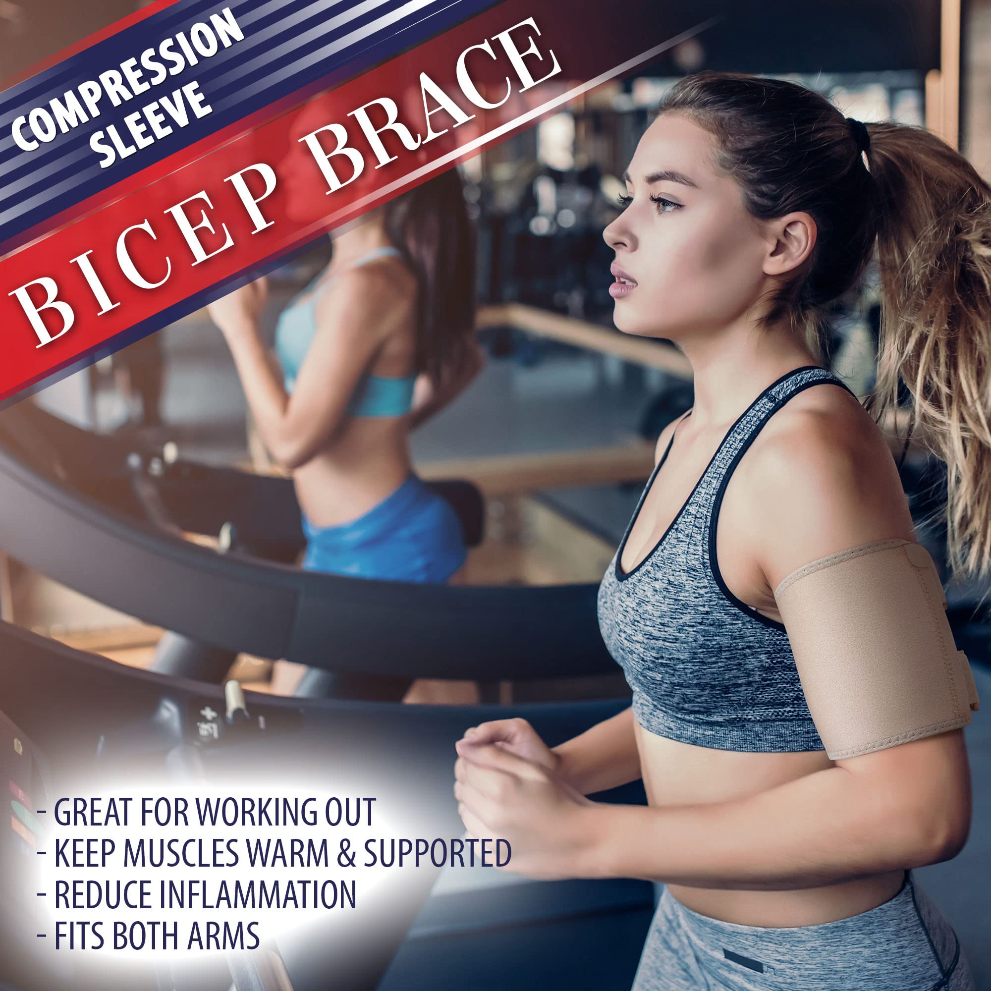 Bicep Tendonitis Brace Bicep Compression Sleeve For Triceps & Biceps