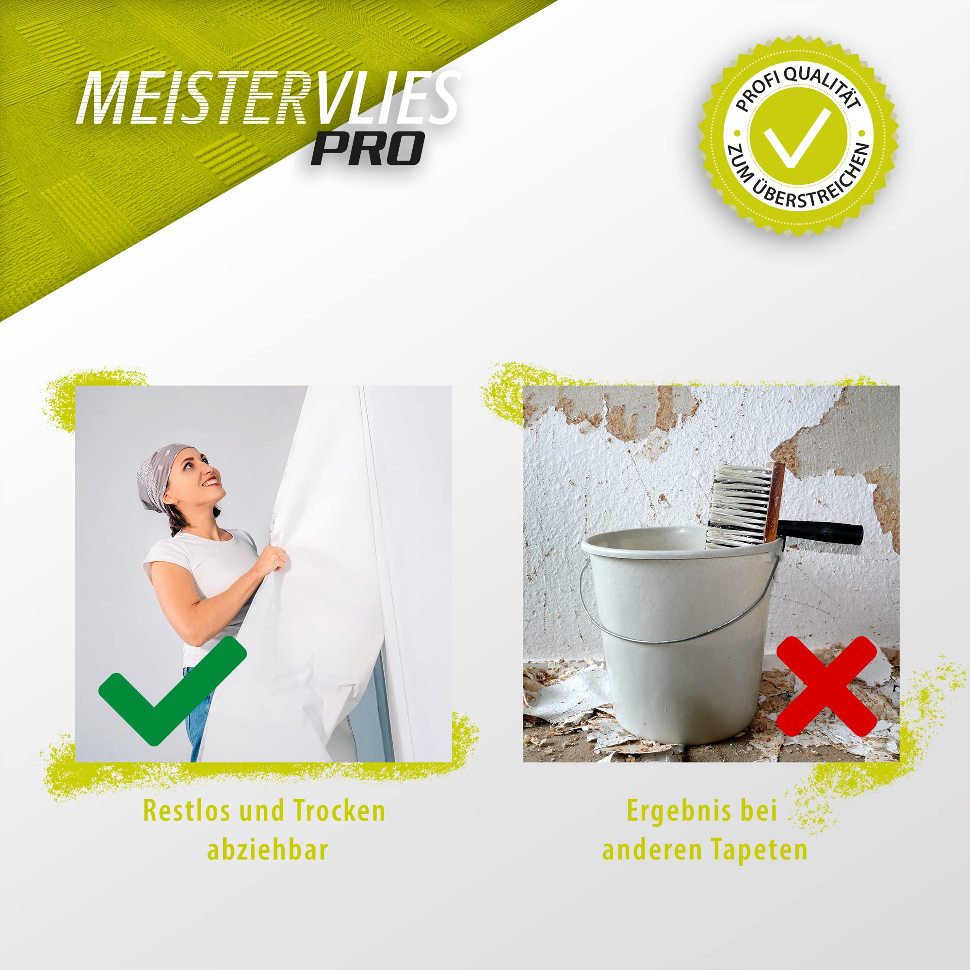 A.S. Création überstreichbare – Papel pintado pintado de 25,00 m x 1,06 m, fabricado en Alemania, color 262110 2621 – 10