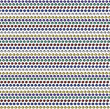 Mardi Gras Spot 6D336COL 33 Inch 07mm Round Metallic 6 Color Mardi Gras Beads - 6 Dozen (72 Necklaces)