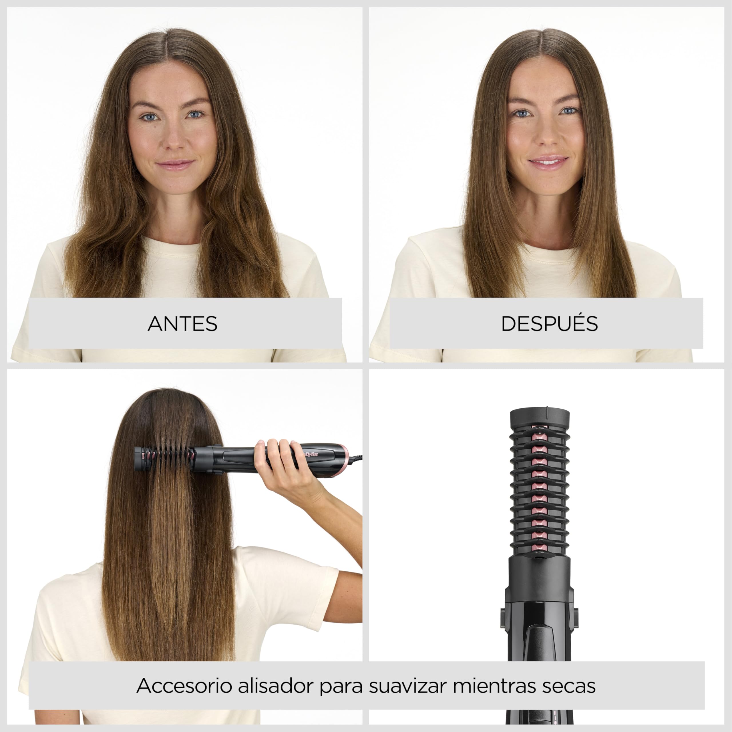 BaByliss Perfect Finish AS126E Cepillo de aire secador moldeador iónico