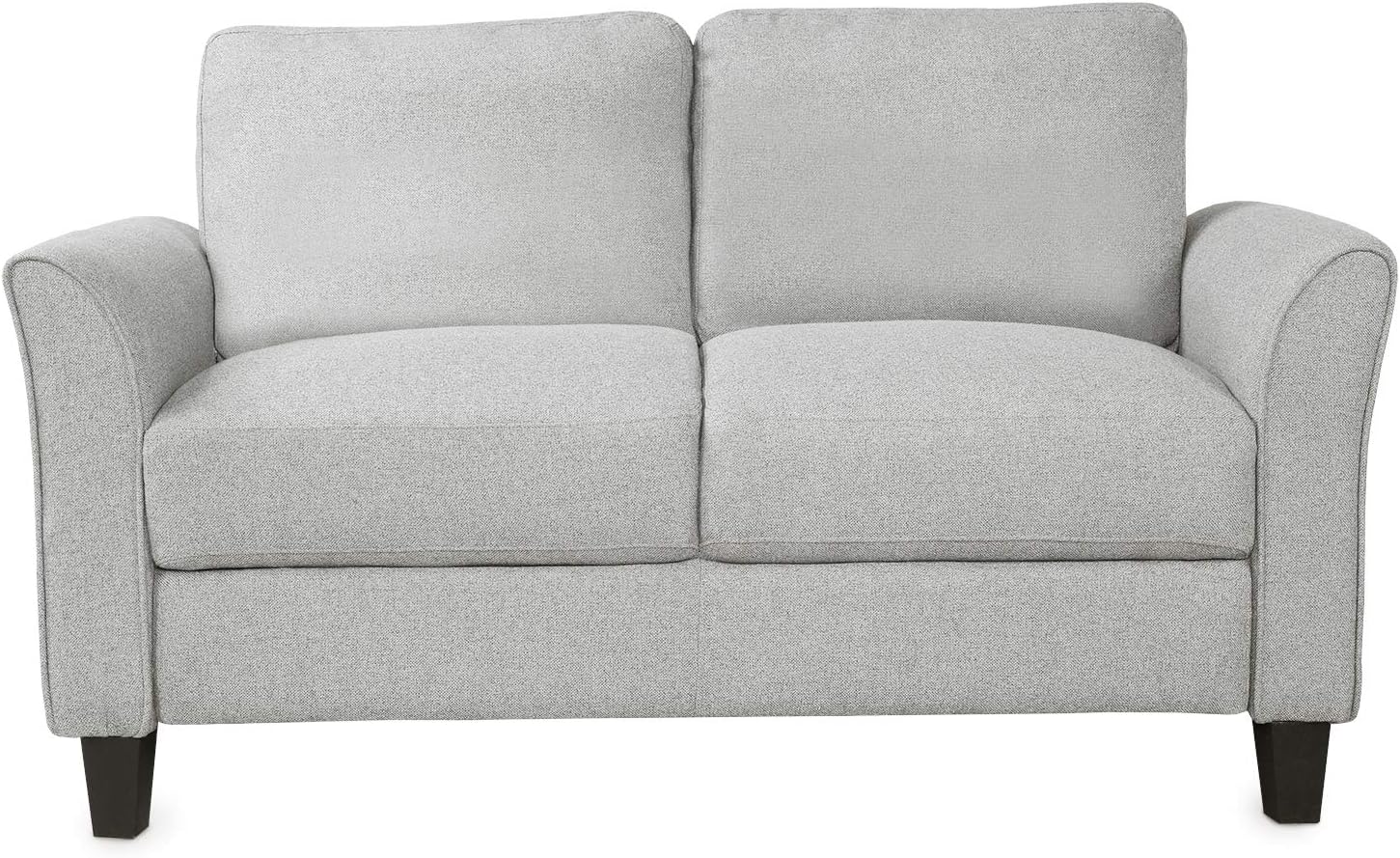 Merax Upholstered Sofas,Armrest Single Chair and Loveseat Sofa, for Living Room Modern Design Couch Living Room Furniture Sofa Linen Fabric Sofa
