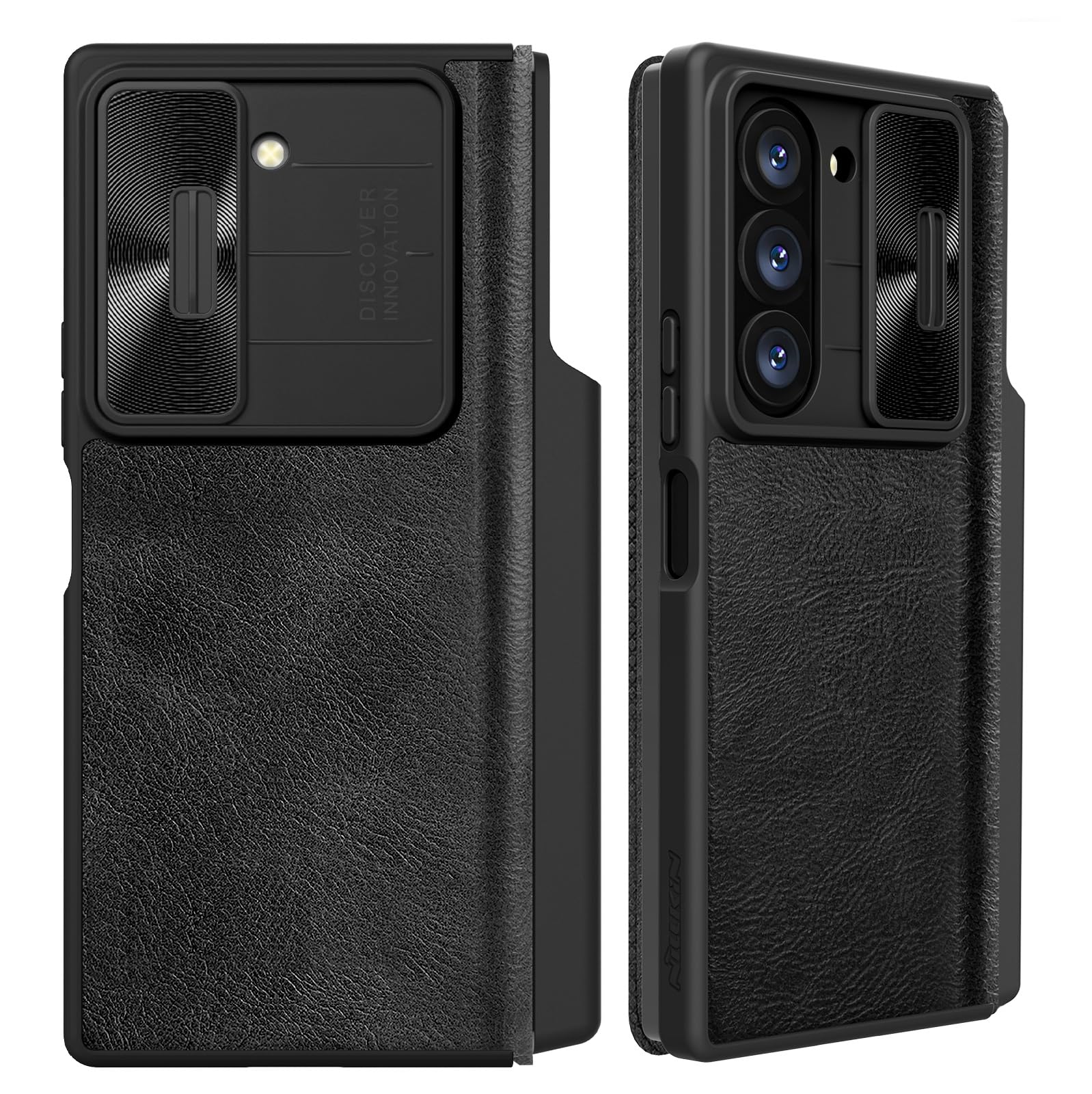 Samsung Galaxy Z Fold 6 Case, [Slide Camera Cover] Classic Leather Flip Folio + Removable S Pen Slot, Slim Protective Phone Case for Galaxy Z Fold6 5G, Black (B0DBL3VY7H) Amazon Price History, Amazon Price Tracker