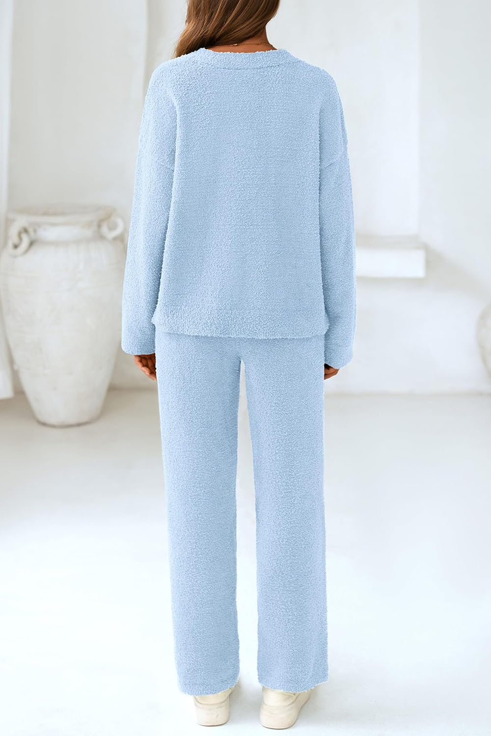 PRETTYGARDEN Lounge Sets for Women Two Piece Sweaters Pajama Set Fall Fashion 2026 Loungewear Outfits Matching Winter Clothes - Image 2