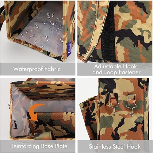 Miniatura 303 de Surblue - Organizador de cama colgante para mesita de noche, bolsa de almacenamiento, bolsillo para literas y camas de hospital, dormitorios Z-Zebra