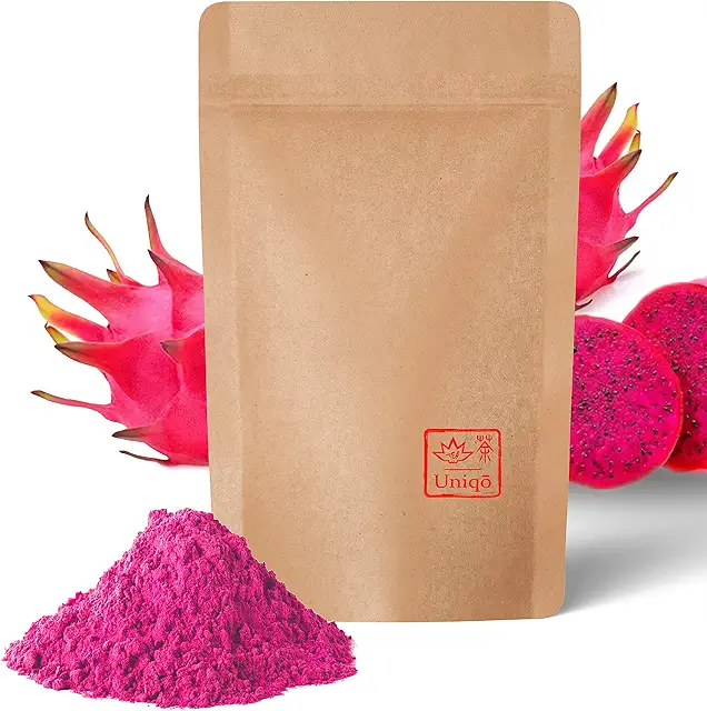 Tea Uniqo Pink Matcha Dragon Fruit Powder 100g Refill Bag - Matcha Poeder Jumbo