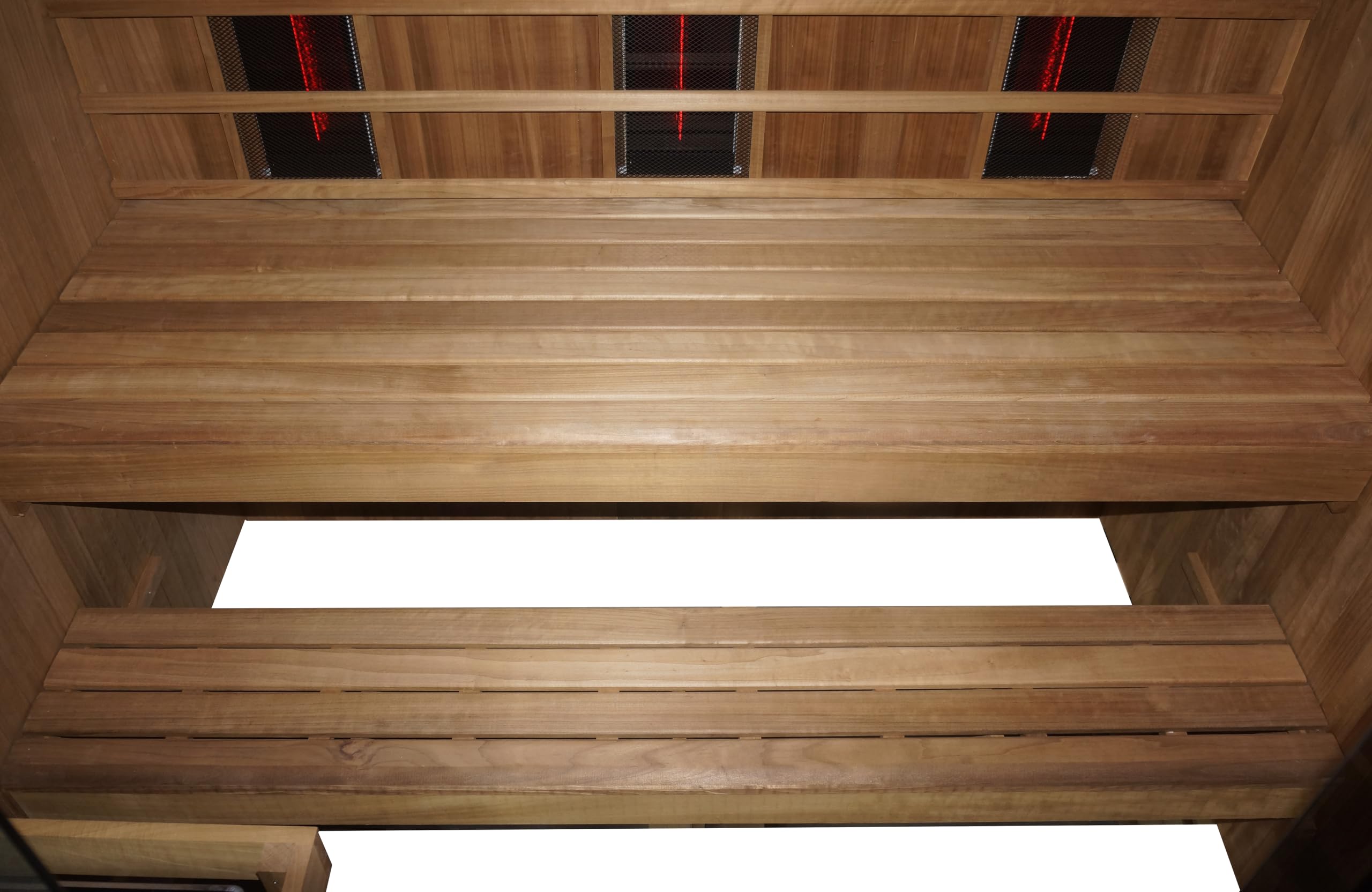 Infrarot und Finnische Sauna KOTKA für 4-5 Personen - 200x150x190 cm - Vollspektrumstrahler, Saunaofen inkl. Saunasteine, Farblicht LED (7 Farben), MP3 Player inkl. Bluetooth