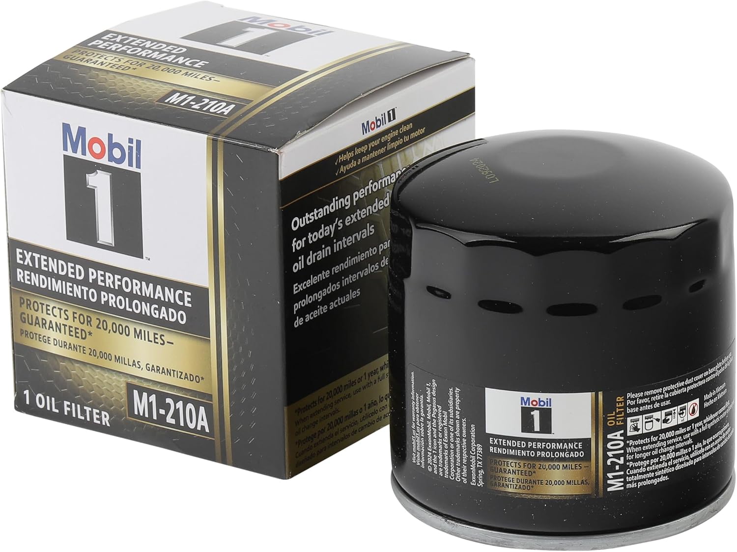 Mobil 1 M1-210A Extended Performance Spin On Oil Filter – (Pack of 2)