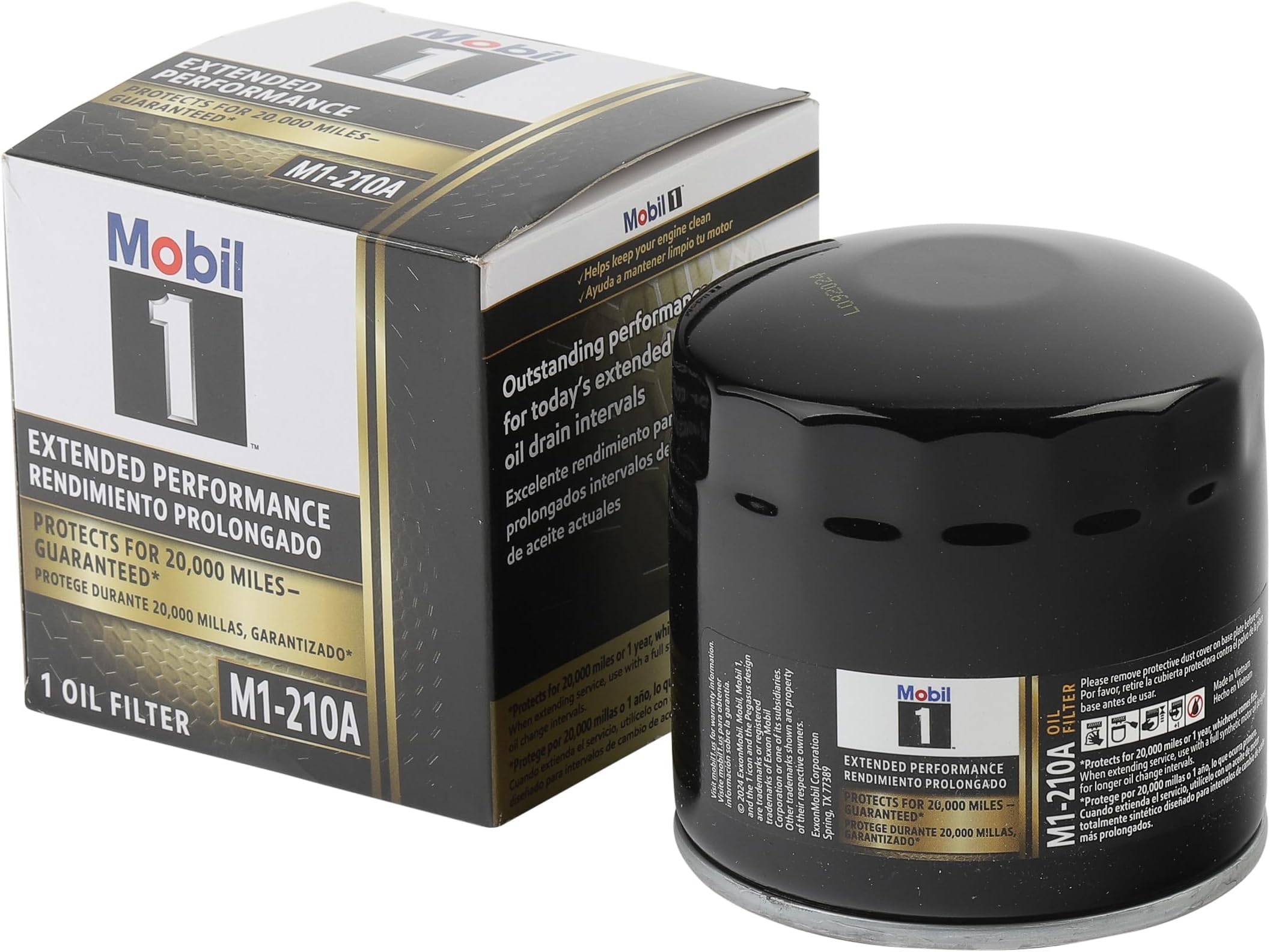 Mobil 1 M1-210A Extended Performance Oil Filter, Pack of 2