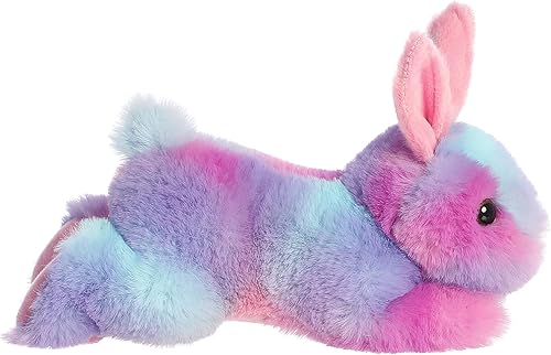 Miniatura 3 de Aurora Adorable Mini Flopsie Spring Time Bunny Animal de peluche, facilidad juguetona, compañeros atemporales, lavanda, 8 pulgadas
