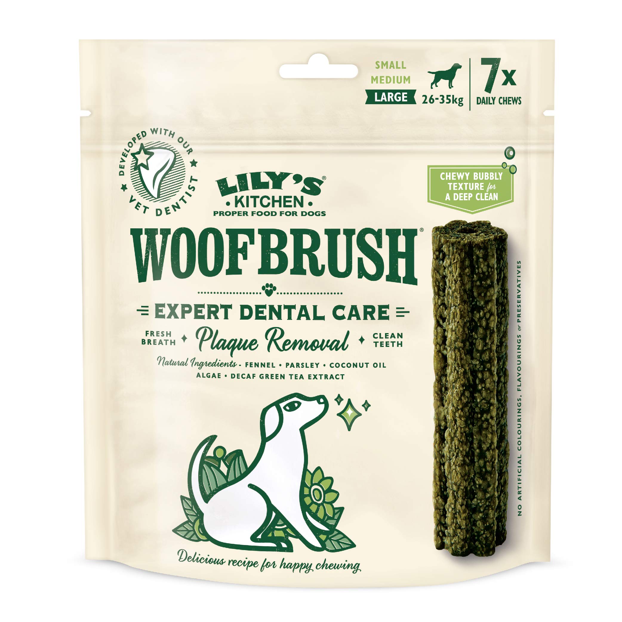 Lily's Kitchen Woofbrush Dental Dog Chews Bulk Pack - LARGE