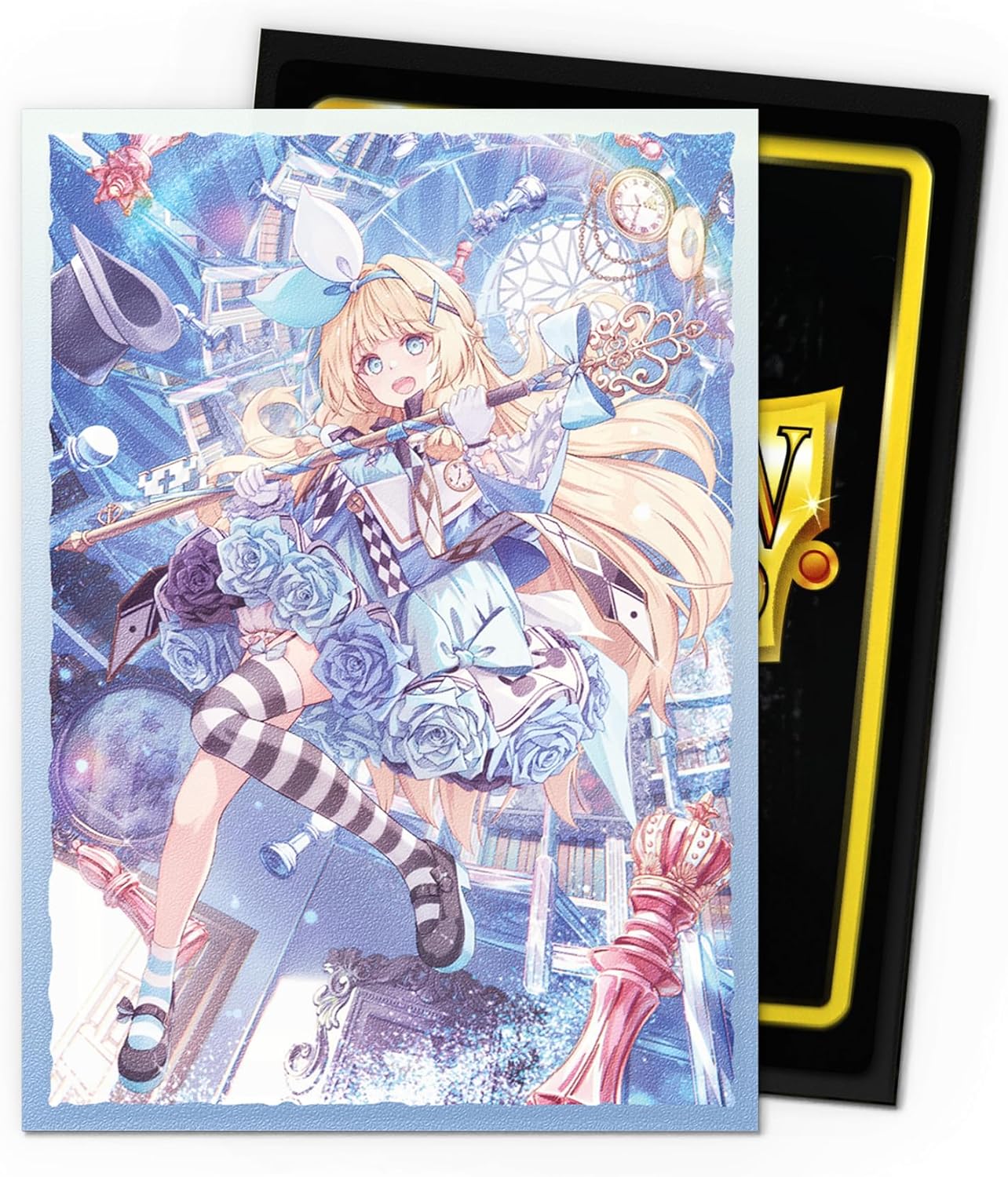 Dragon Shield | Grand Archive Matte Art Sleeves | 100 CT - Smooth & Tough Premium TCG Sleeves | Compatible with Pokemon, One Piece & Magic The Gathering | Alice, Golden Queen