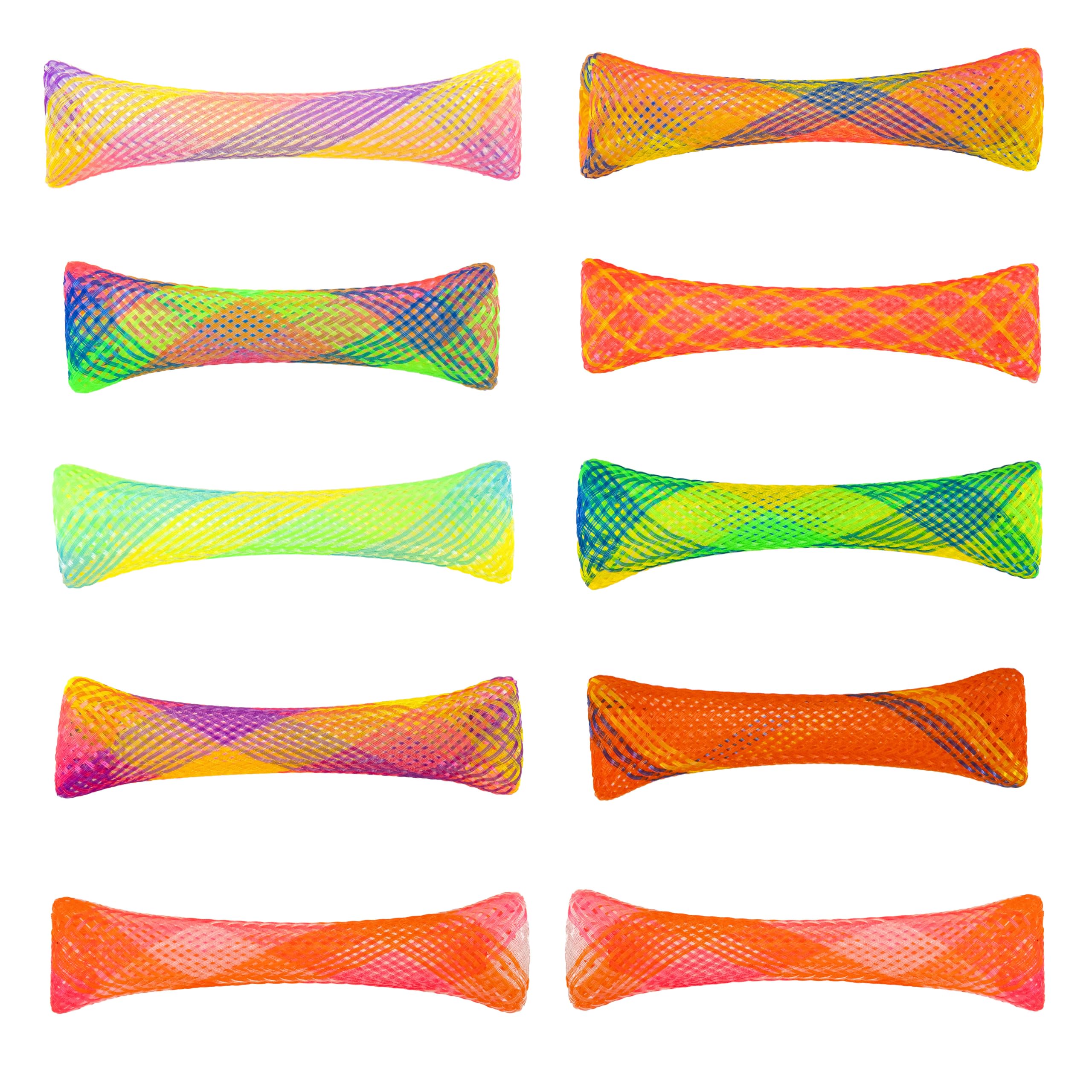 Springy Chasers Interactive Cat Toy, Fabric Springs, 3", 10-Pack