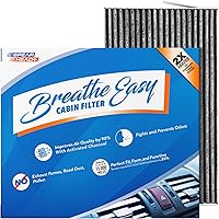 Vista 50 de Spearhead Odor Defense Breathe Easy - Filtro de cabina Compatible con 15-25 F-150, 22-25 F-150 Lightning, 17-25 F-250/350, 18-24 Expedition, 18-24