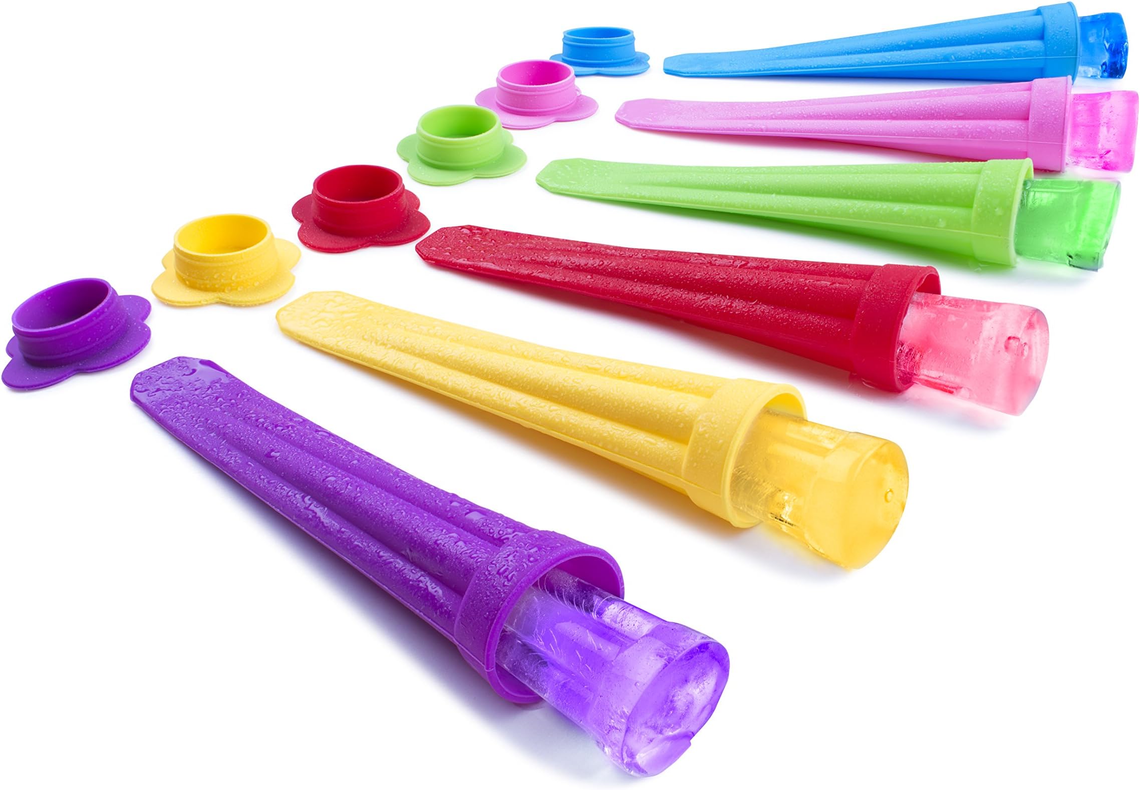 Silicone Ice Pop Molds - Set of 6 - By Decodyne