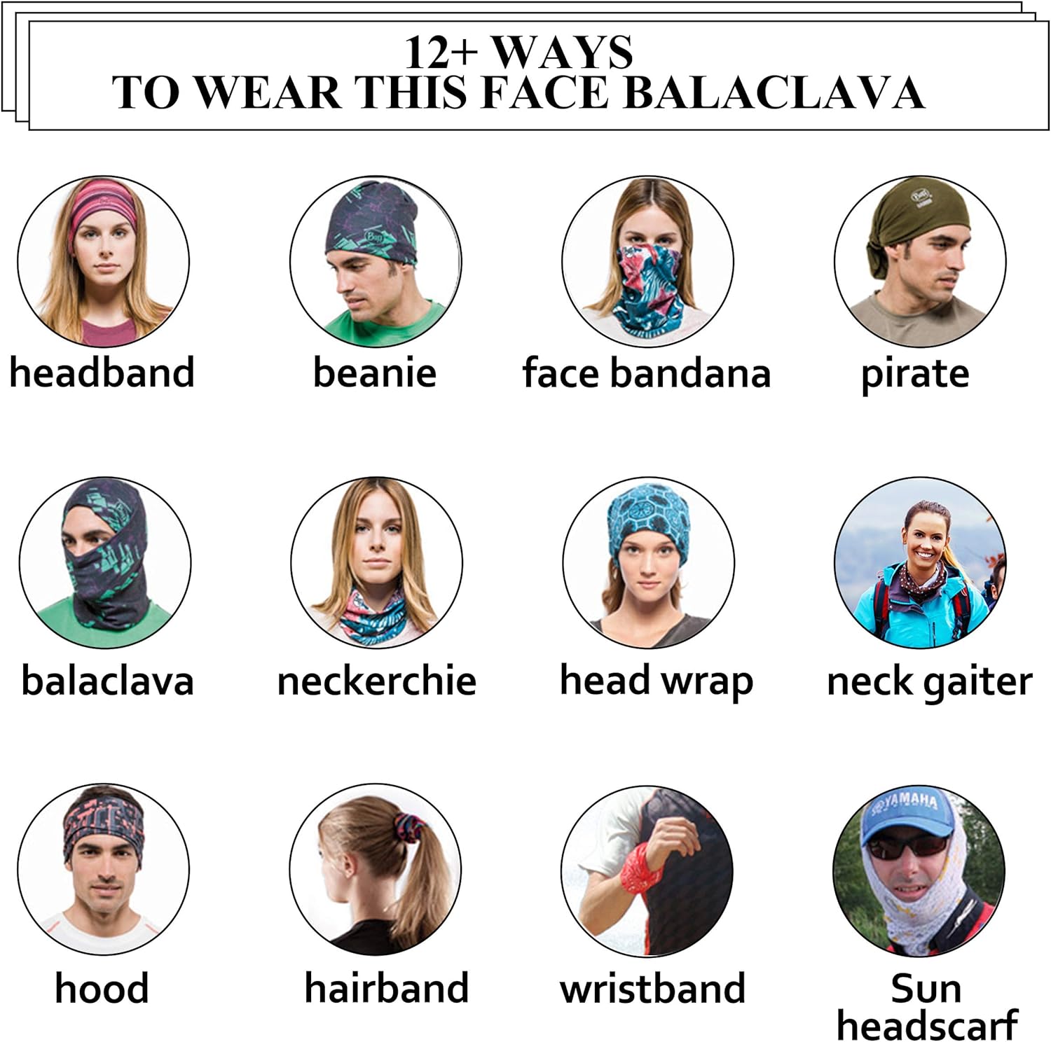 BINACL Stylish Headbands, Breathable Face Covering Bandana 3D Magic Half Balaclava Ear Loops Washable Scarf Womens Mens Spring Cool Seamless Sun UV Protection Reusable Printed USA Flag Neck Gaiter : Clothing, Shoes & Jewelry