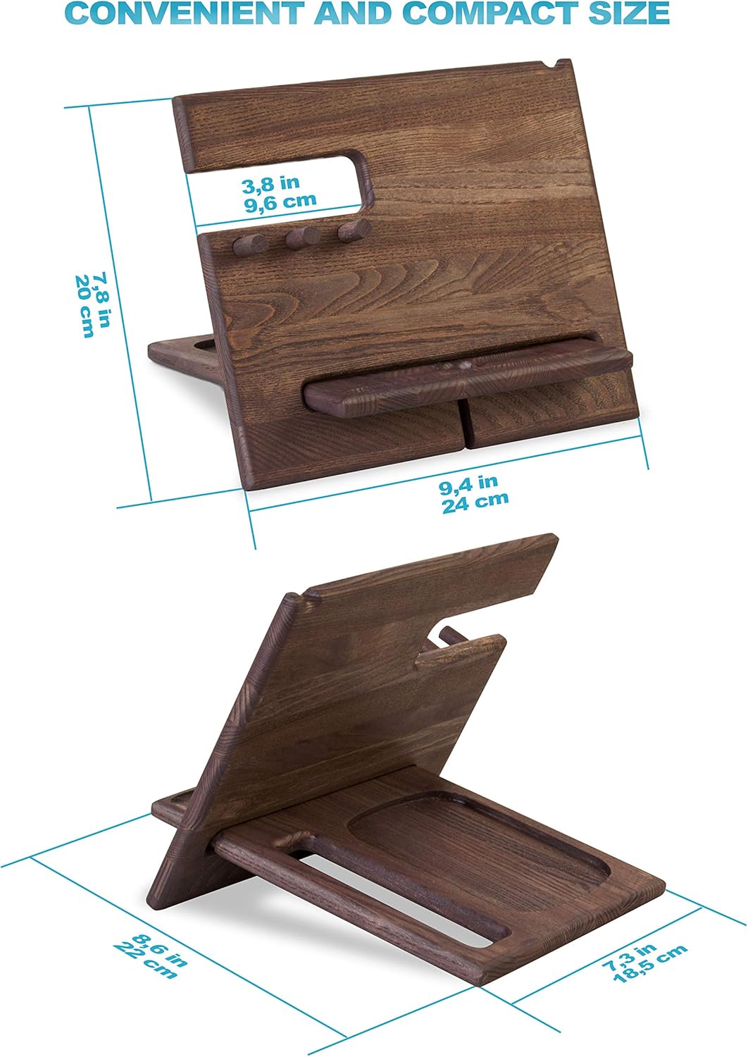 Lіmіtеd Stосk TESLYAR Wood Phone Docking Station Ash Hooks Key Holder Wallet Stand Watch Organizer Men Husband Wife Anniversary Dad Birthday Nightstand Purse Tablet Father Graduation Male