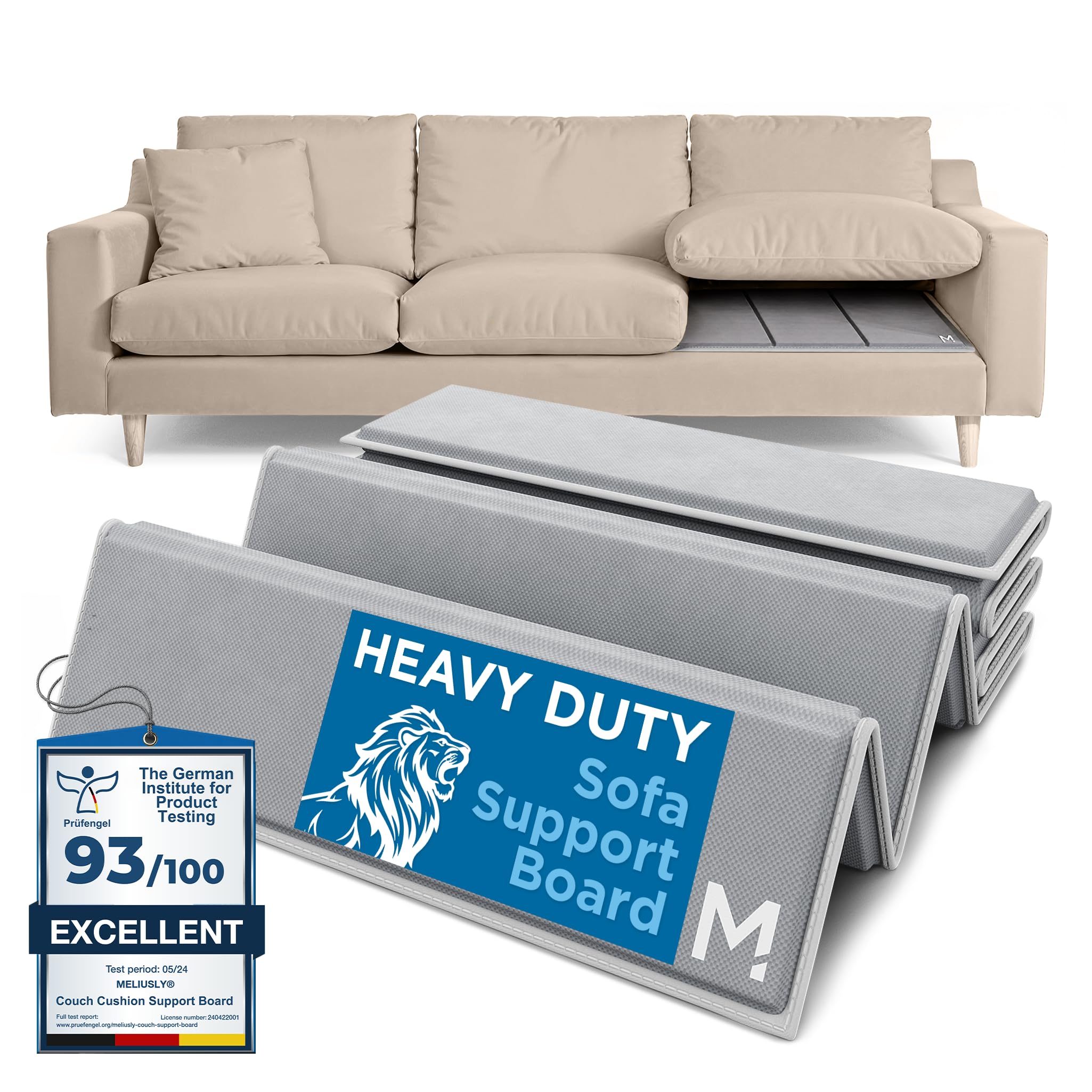Meliusly Heavy Duty Couch Cushion Support for Sagging Cushions (2…
