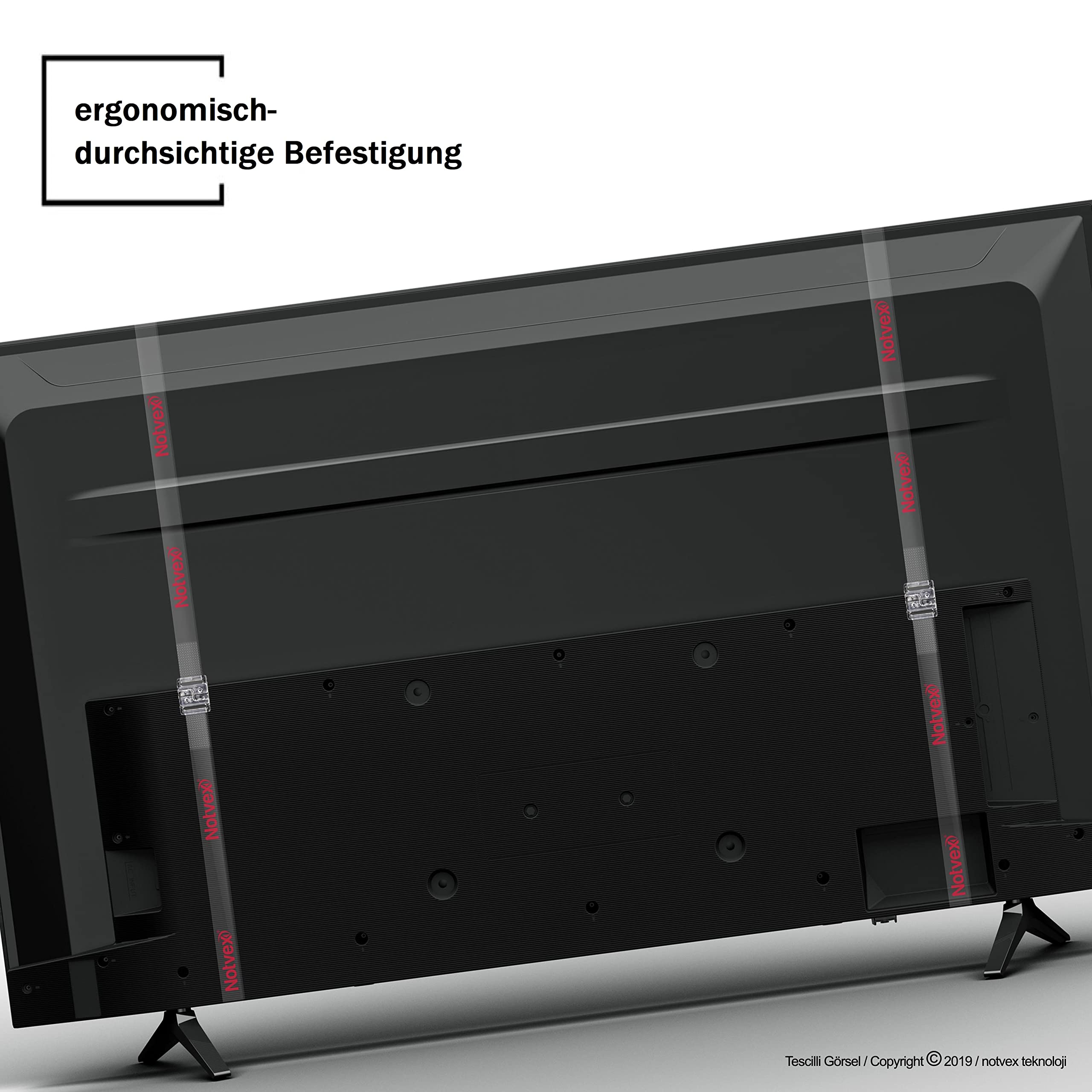Protection pour Téléviseur 43" - Verre de Protection TV Compatible 32"-75"