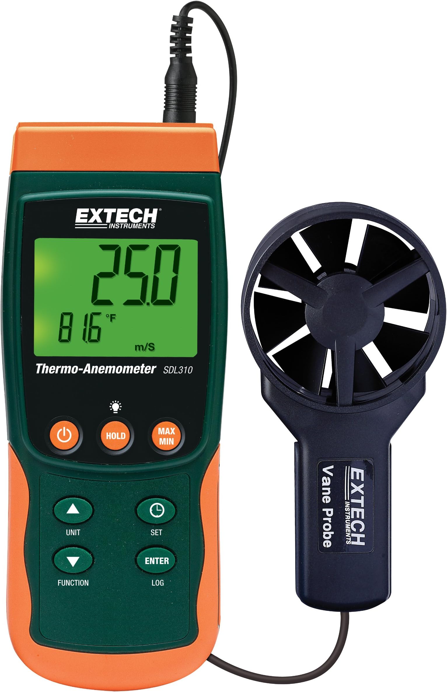 Extech SDL310 Thermo-Anemometer and Datalogger