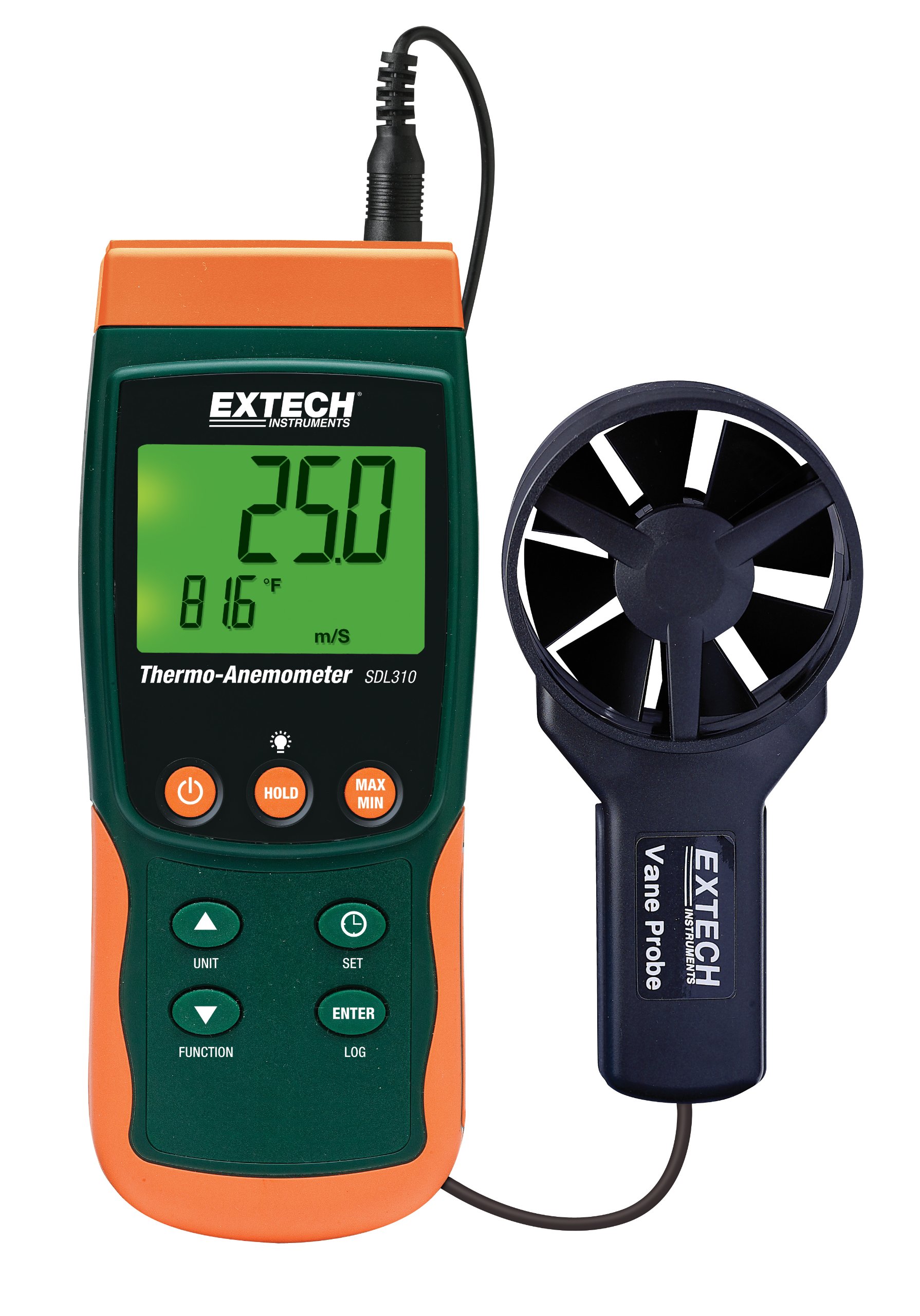 ExtechSDL310 Thermo Anemometer Data Logger