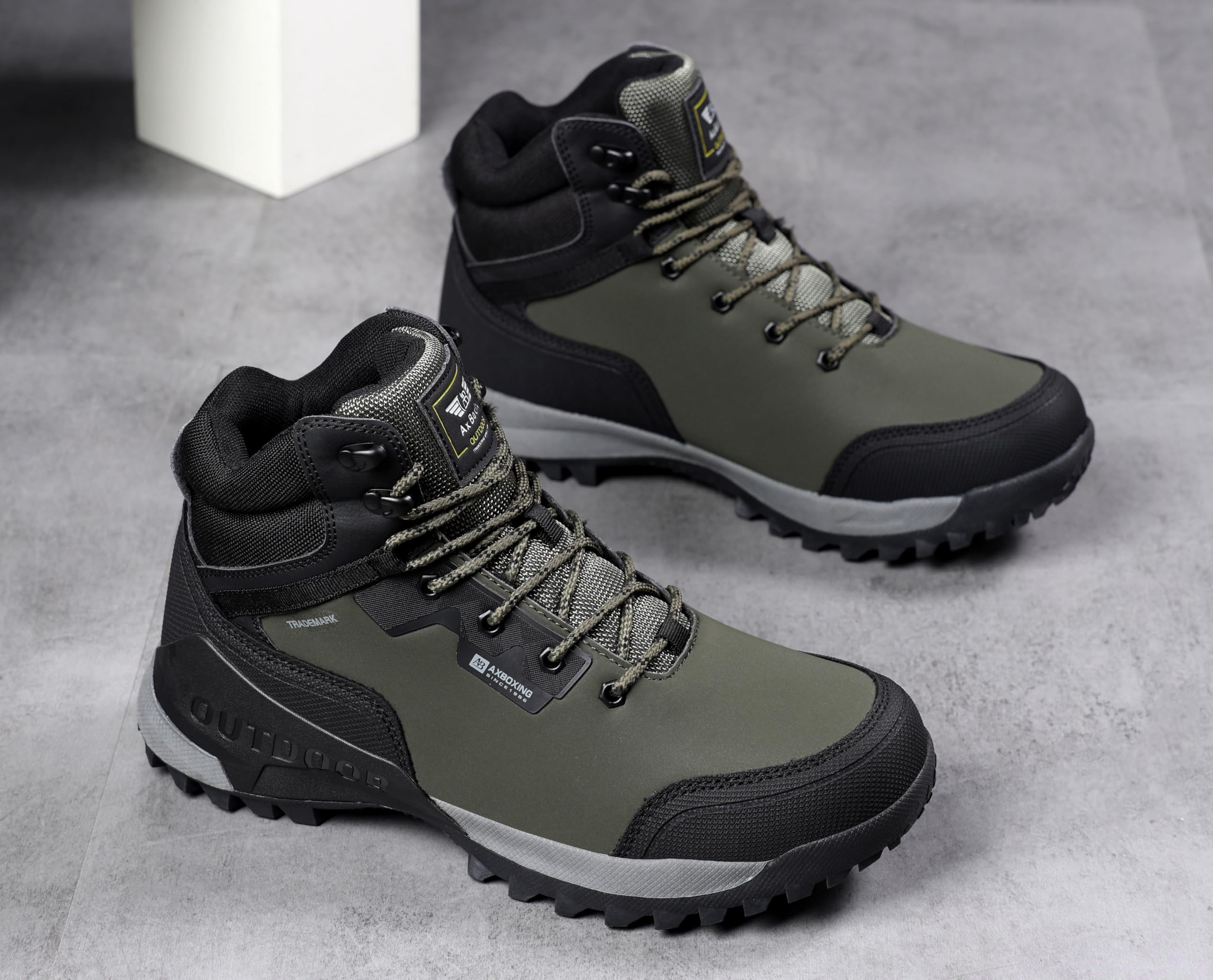 ARRIGO BELLO Hombre Botas Botines Zapatos Invierno Botas de Nieve Cálido Fur Forro Aire Libre Boots Urbano Senderismo Esquiar Caminando 41-46