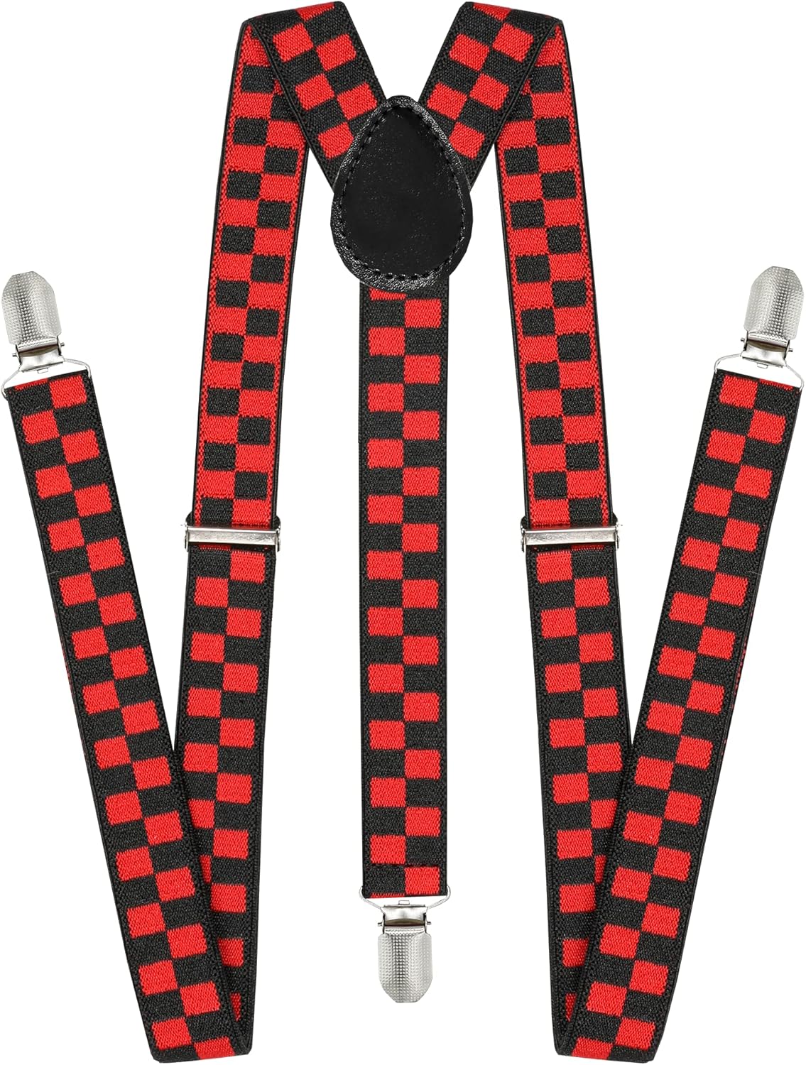 Dibi Suspenders for Men - Adjustable Y Back Mens Suspenders with 3 Heavy Duty Strong Clips