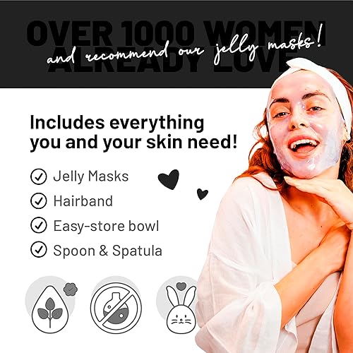 Miniatura 6 de Jalea - Tarro de máscara salicílica de oro negro AC BHA - Mascarilla de goma para el cuidado facial  23 onzas líquidas de gel hidratante para el