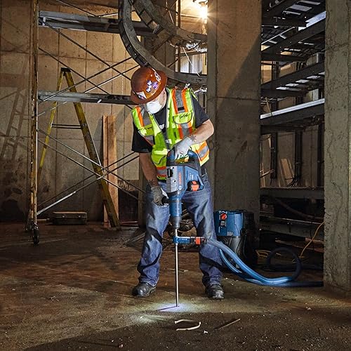 Miniatura 7 de BOSCH GBH18V-45CK27 PROFACTOR 18V SDS-max Conectado-Ready Martillo giratorio de 1-78 pulgadas con (2) baterías de alta potencia CORE18V de 12 Ah