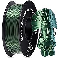 Vista 7 de Geeetech Filamento de ácido poliláctico para impresora 3D, de mármol, 1/16 pulgadas, 2.2 libras, precisión dimensional +/- 0.02 mm, color mármol