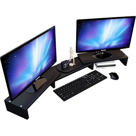 Conmutador KVM de doble monitor HDMI + VGA con 2 monitores, micrófono -  TESmart