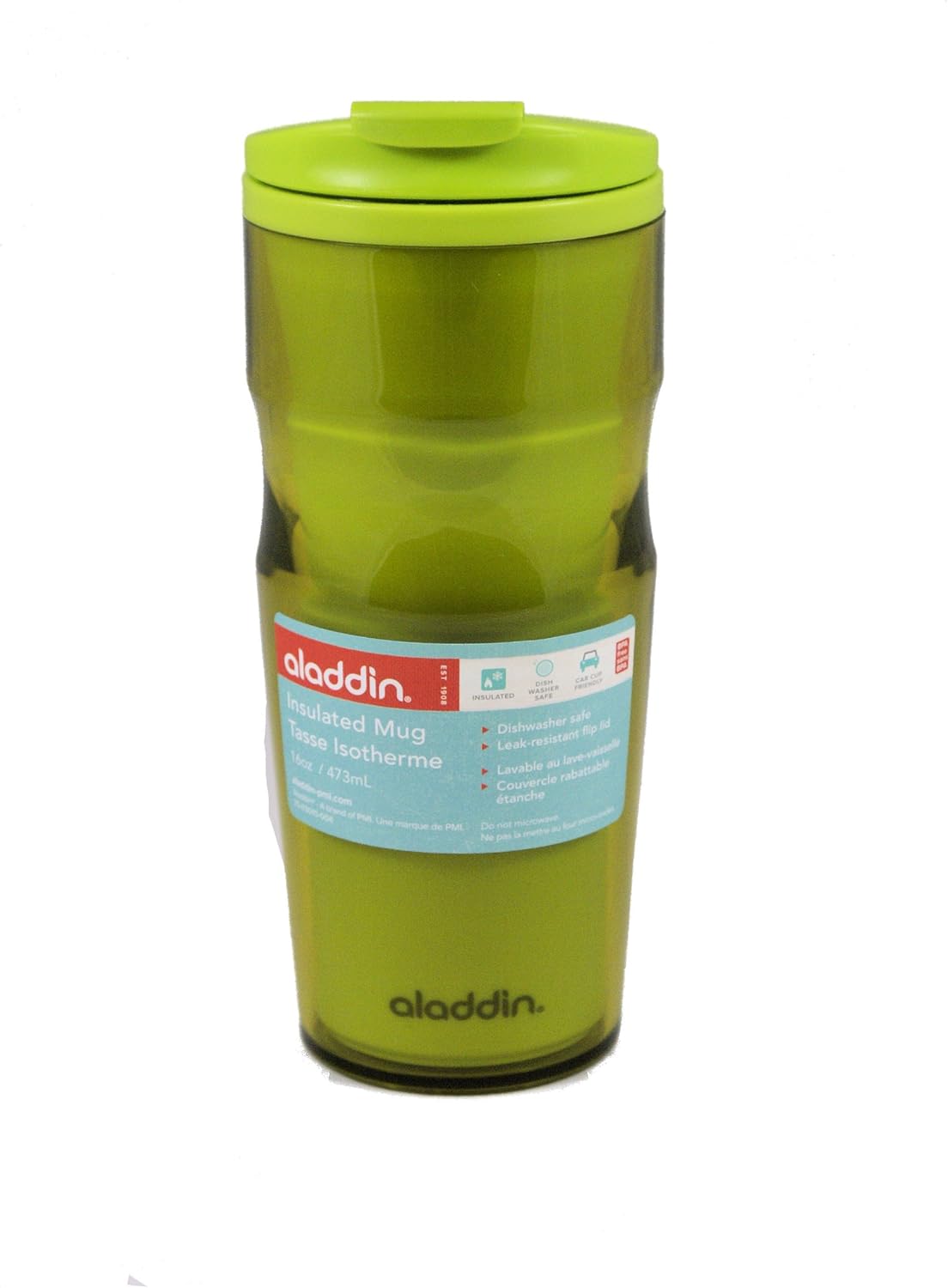 Aladdin 16oz Easy Grip Tumbler, Lime Travel Mugs