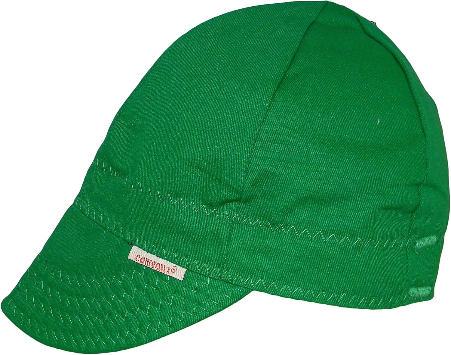 Comeaux Caps Reversible Welding Cap Solid Green Size 7 5/8