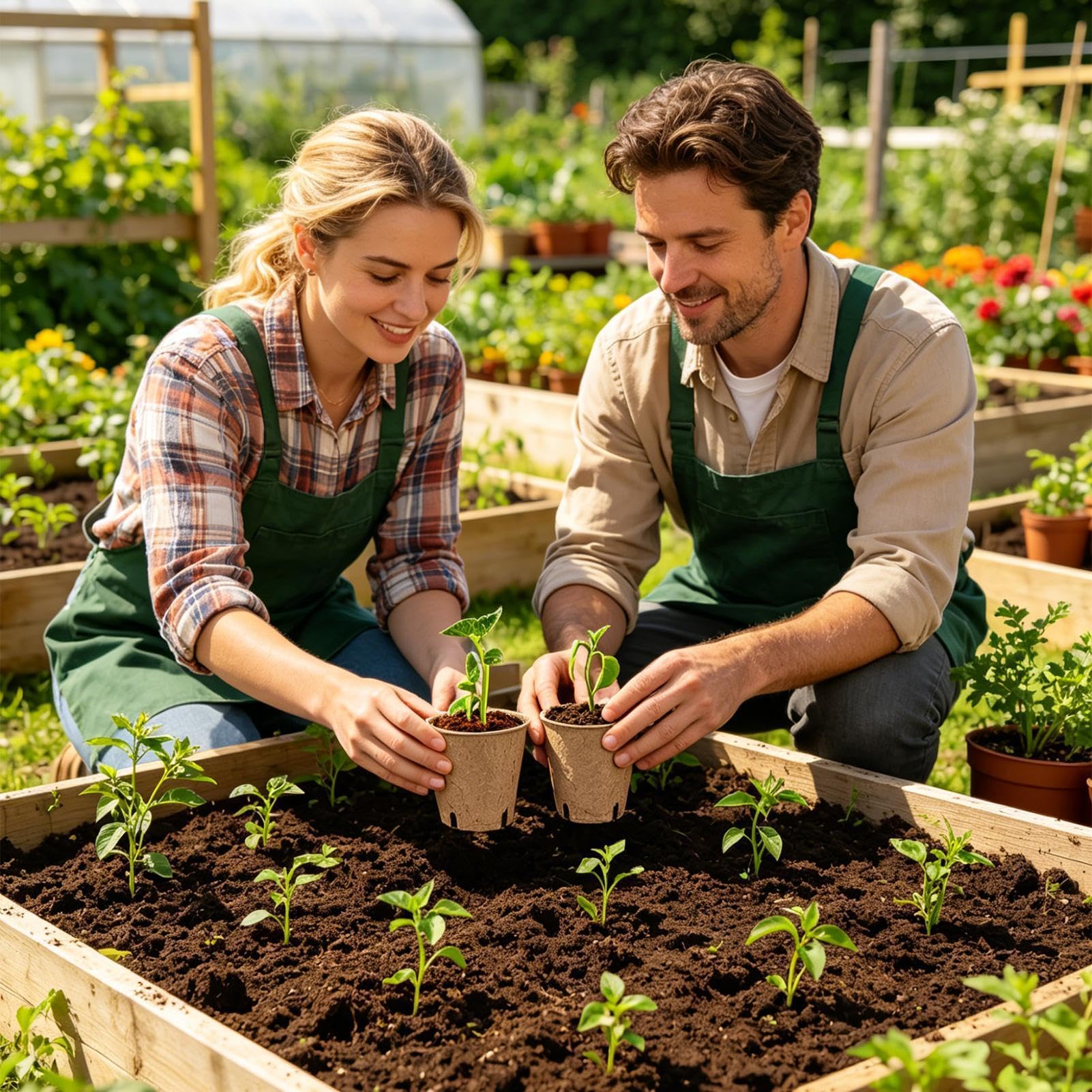 Pot de démarrage de plantation, léger, respirant, léger, petit plateau de démarrage pour semer des , motiver une variété de telles que les tomates, la laitue, les légumes, la culture