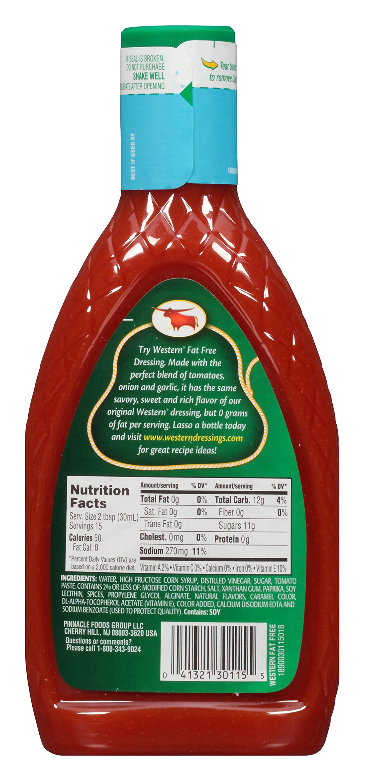 Western Sweet and Smooth French Fat Free Salat Dressing, 443.6 ml