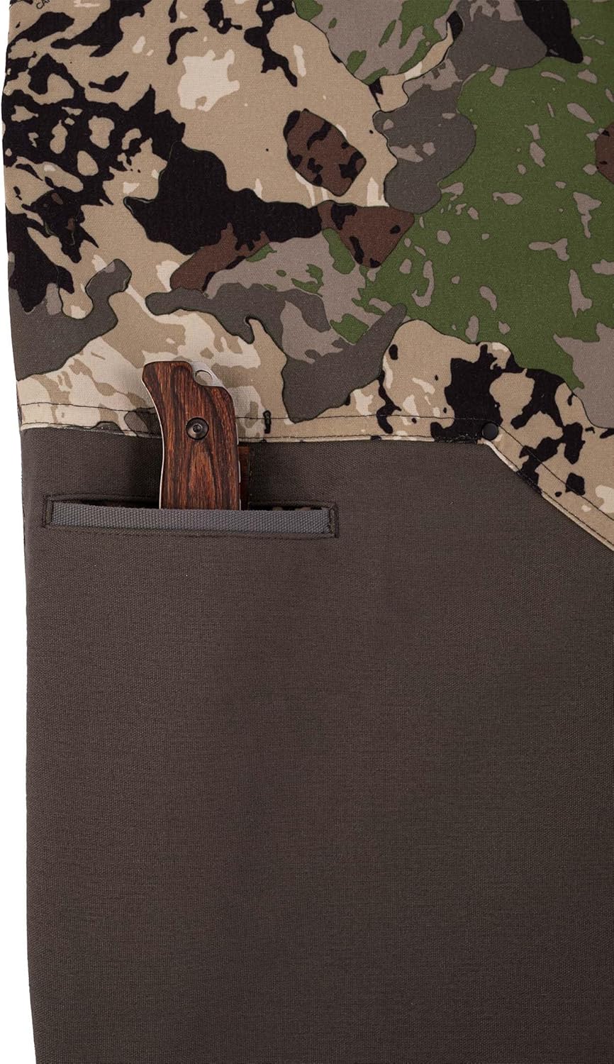 Pnuma Outdoor Brushguard Caza Veil Camo Pants, Heavy-Duty Polyester, Nylon Reinforced, 5 Pockets, Articulated Knees (P2001C) - Image 6