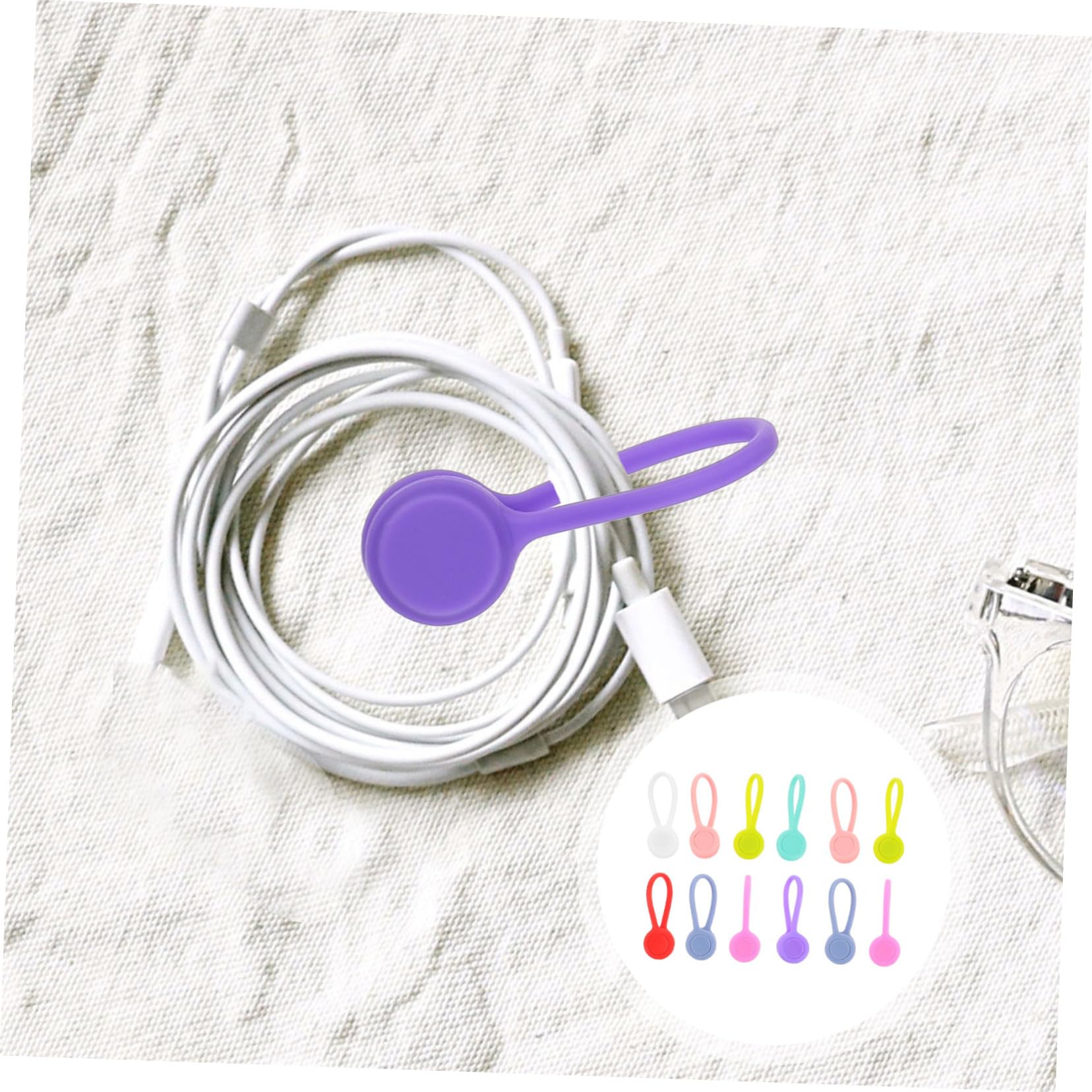 Hemobllo 36stücke Magnetische Kabelbinder Bunte Kabelclips Für Effiziente Kabelorganisation Flexibel Langlebig Und Wiederverwendbar Für Zuhause Büro Und Unterwegs