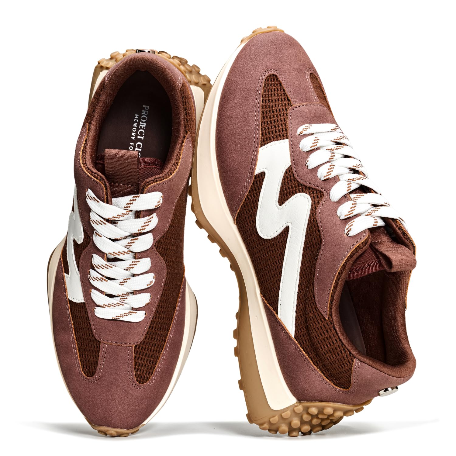 Project Cloud Lace Up Fashion Sneakers for Women Lightweight Womens Shoes