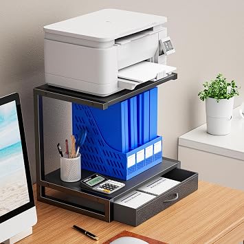YAOHUOO Printer Table with Storage