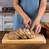 Bluefox 3 in 1 Bamboo Cutting Board: Practical Solution in the Kitchen with Chopping Board, Cutting Ruler and Tray Functions, Water Corrugated, Knife Friendly, Moisture Resistant Surface, 38x25 cm