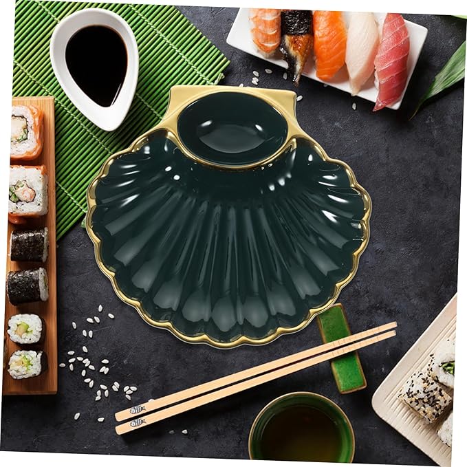 Plato para Dumplings con Salsero Forma de Concha 1 Pieza miniatura 9