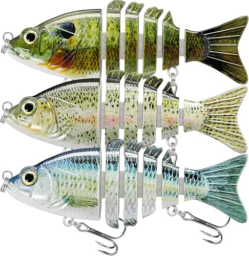 TRUSCEND Swimmax Easy Catch Fishing Lures with BKK Hooks, Wiggling,