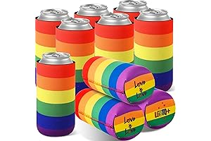 48 Pack Rainbow Pride Can Coolers