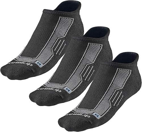 R-Gear Drymax No Show Running Socks For Men and Women, Medium Cushion Breathable, Moisture Control & Anti Blister 3 Pack