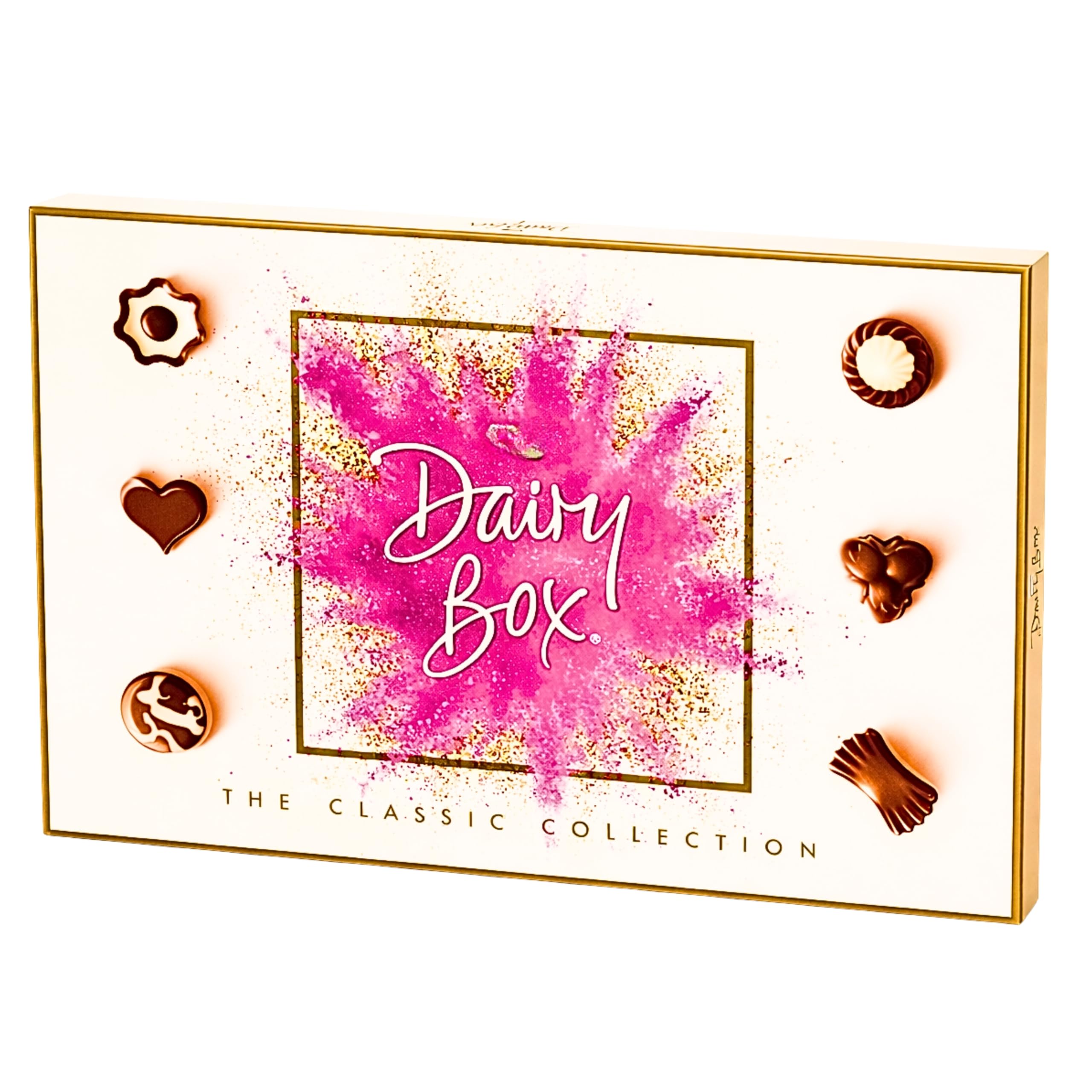 Dairy Box The Classic Collection Milk Chocolates, 326g | Chocolate Hamper | Chocolate Gift | Chocolates Gift Box | Box Of Chocolates | Fathers Mothers Day Gift | Gifts For Her | Birthdays