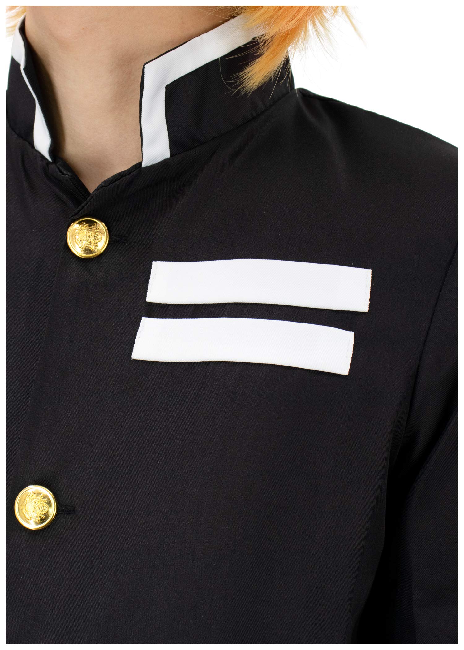 Buy CZOFEK Mens Agatsuma Zenitsu Cosplay Costume Kimono Haori Black