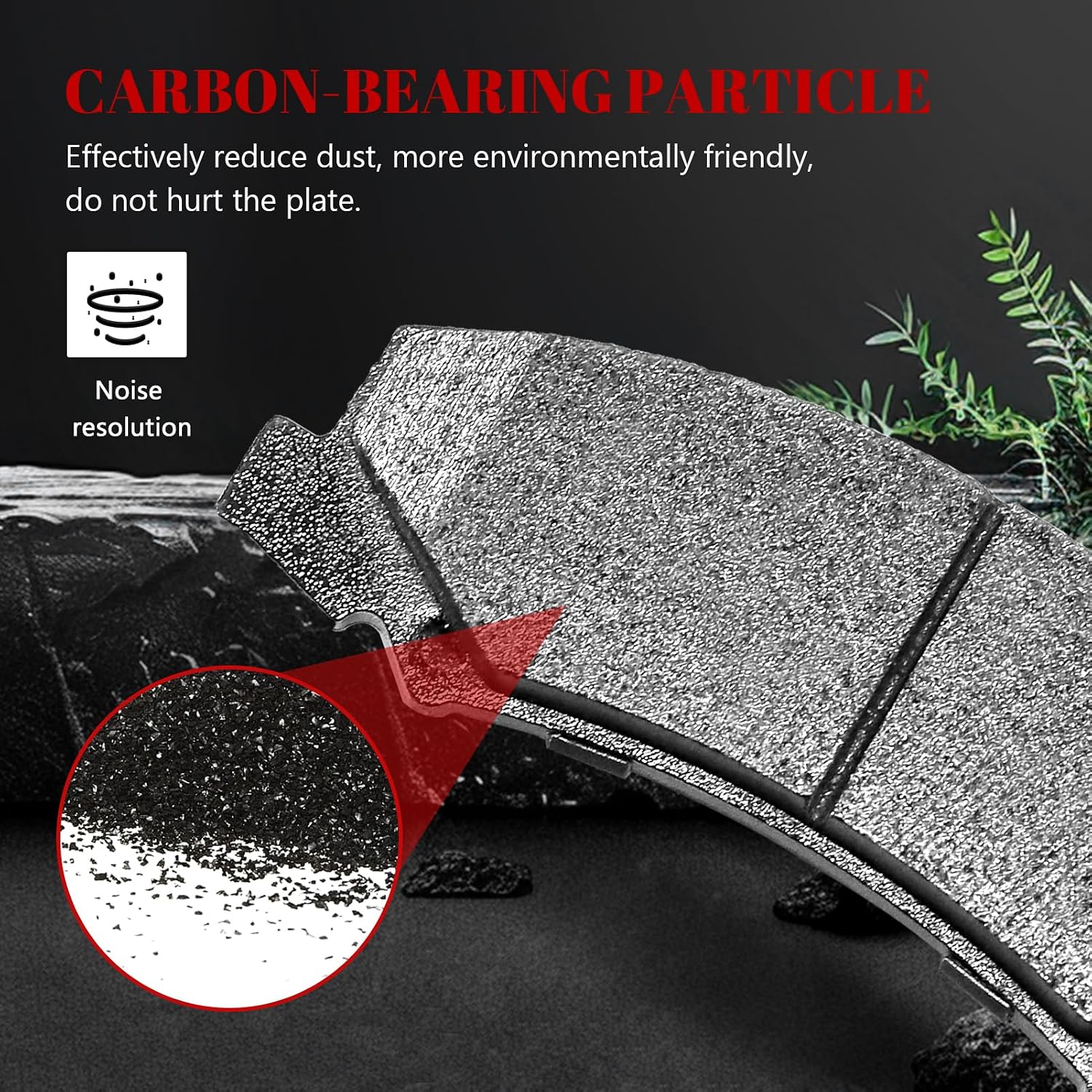 Front and Rear Ceramic Disc Brake Pads Set Replacement for 2006 2007 2008 2009 2010 Chevy Impala 2006-2007 Monte Carlo 2008-2009 Bui-ck Allure Lacrosse
