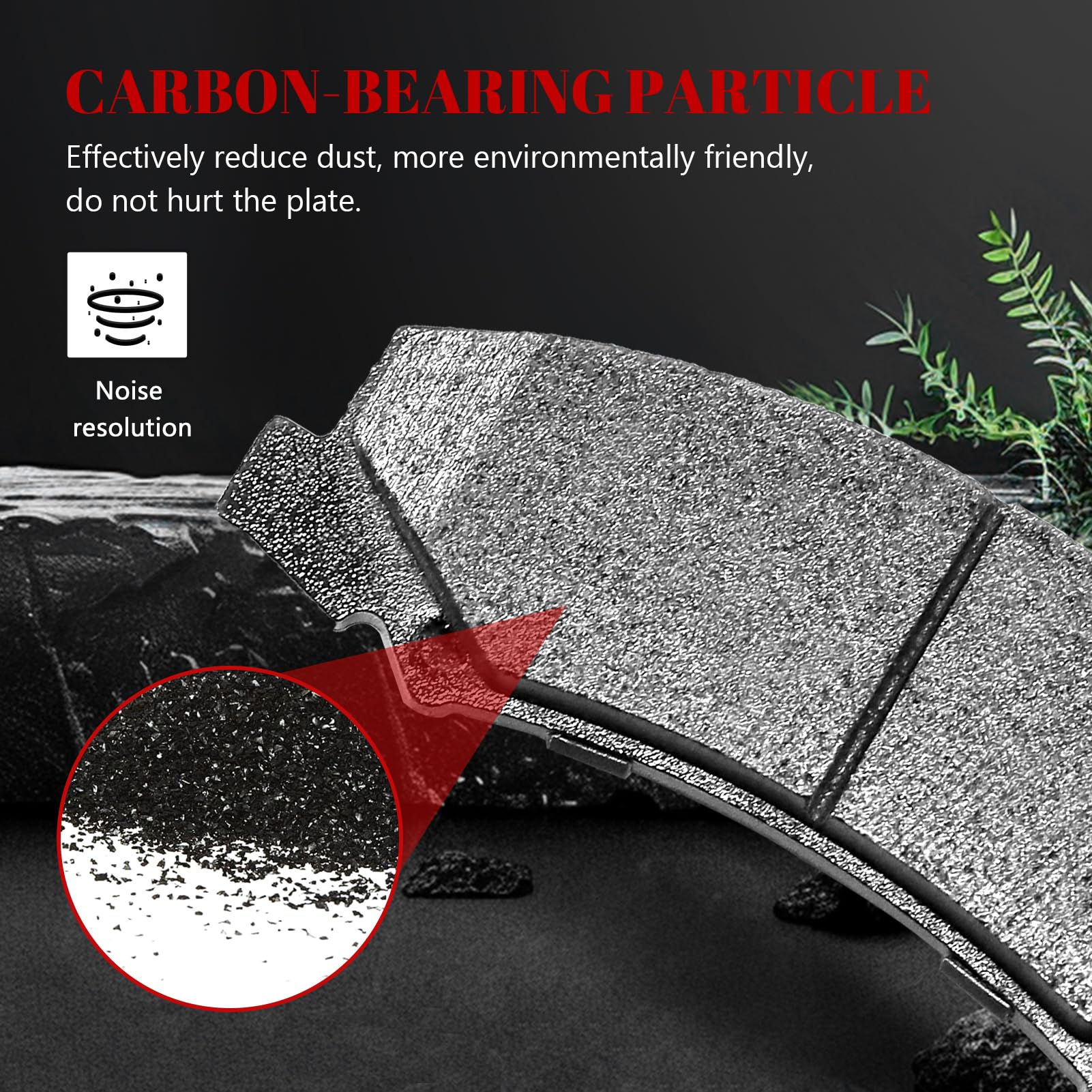 A-Premium Front & Rear Ceramic Brake Pads Set For Ford Escape/Focus, Mazda 3/5, Volvo C30/S40/V50 & More