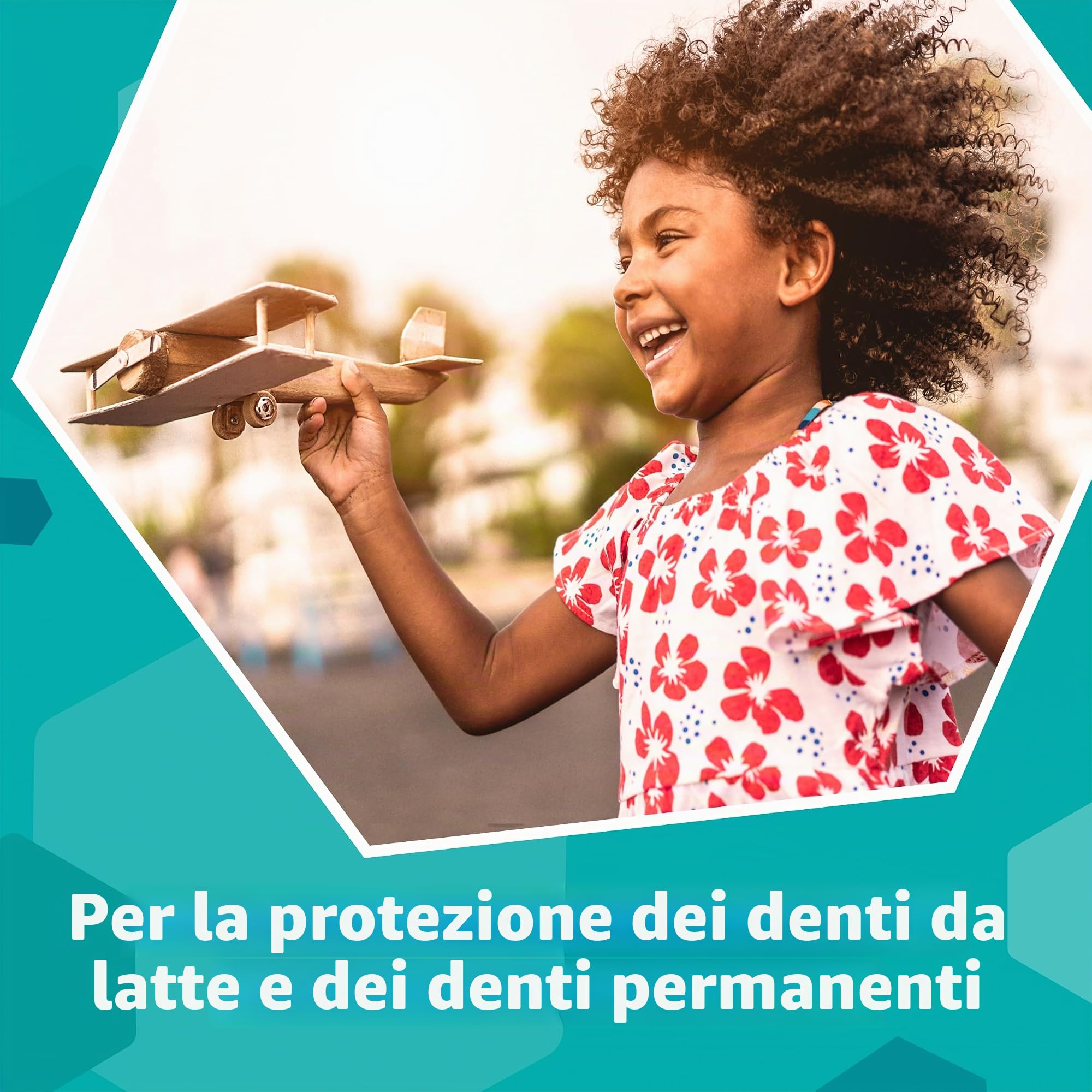 Odol-med3 dentifricio dentifricio per bambini dai 6 anni in su, per proteggere denti da latte e denti permanenti, 75 ml