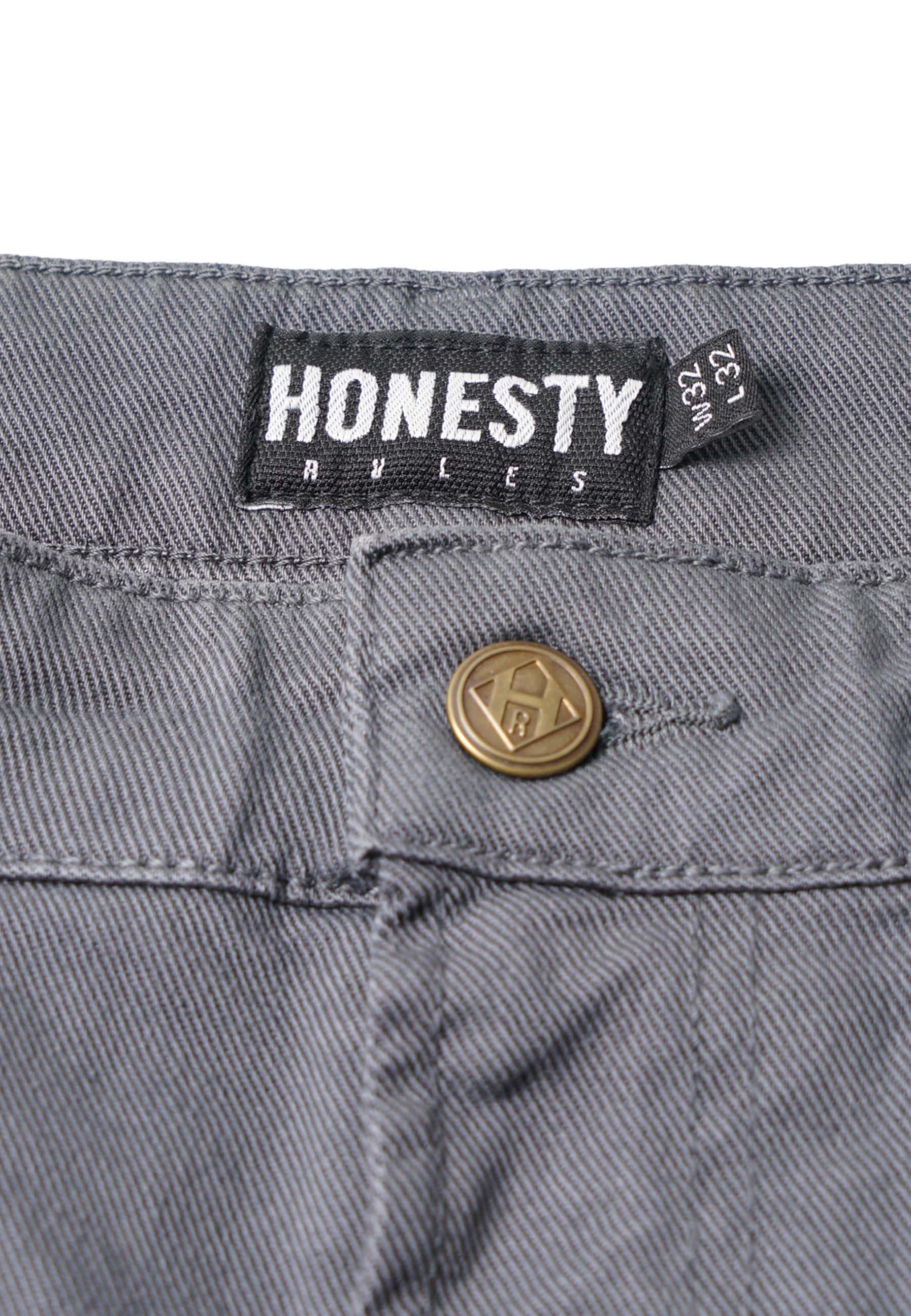 Honesty Rules spodnie męskie basic jeans, szary, 32W / 30L