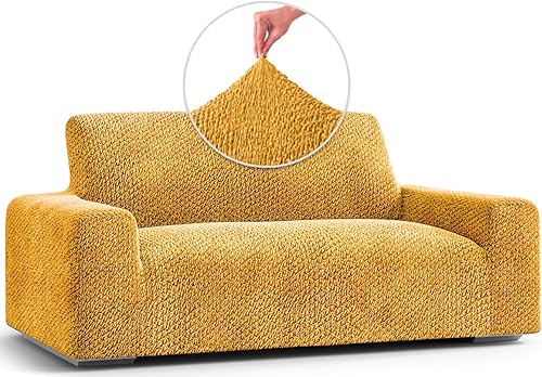 PAULATO BY GA.I.CO. Funda de sofá biplaza  Funda de silla de gran tamaño  Funda elástica para sofá  Funda de sofá de dos plazas  Funda